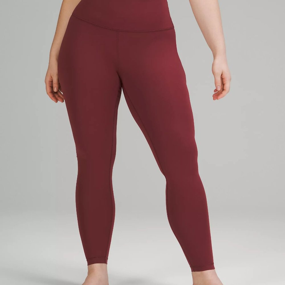 Lululemon Wunder Under High-Rise Tight 28" Luxtreme size 20 Mulled Wine